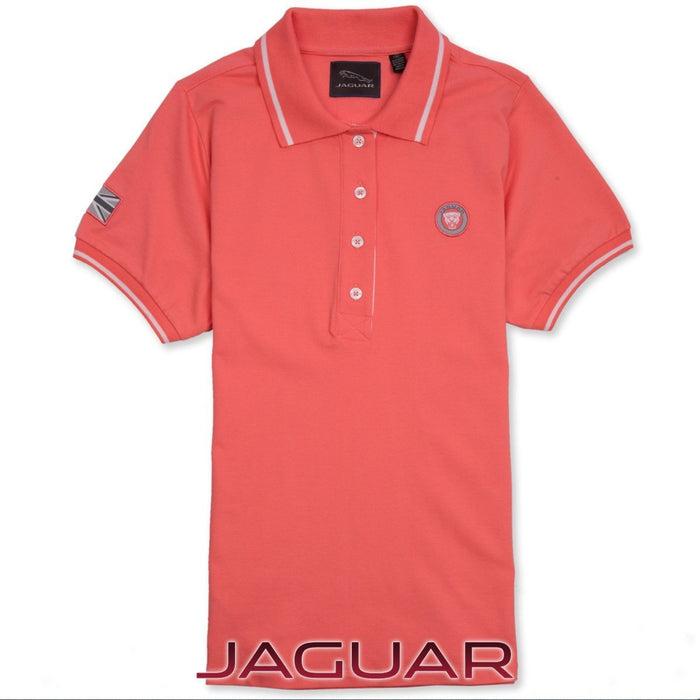 Jaguar polo shirt with growler - women