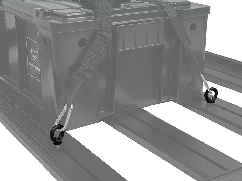 Black Galvanized Eye Bolts / Eye Nuts - by Front Runner