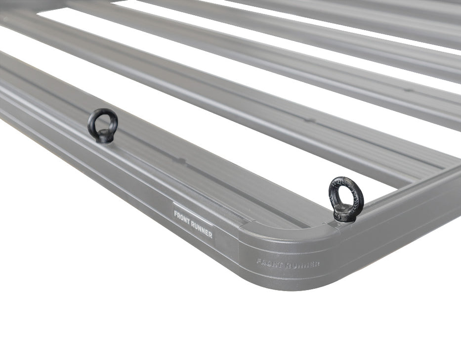 Black Galvanized Eye Bolts / Eye Nuts - by Front Runner