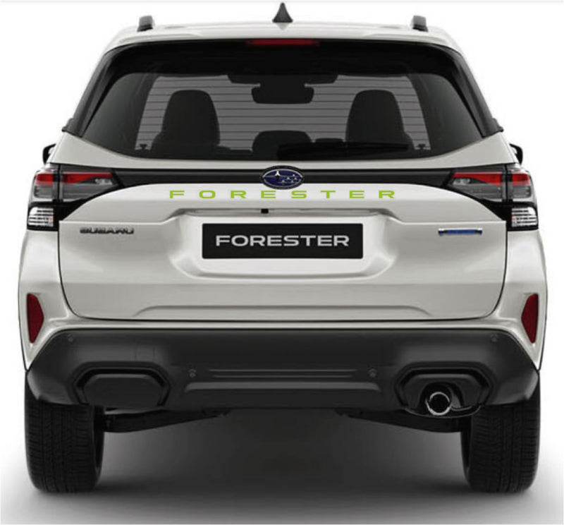 Subaru Forester Folienschriftsatz Heck