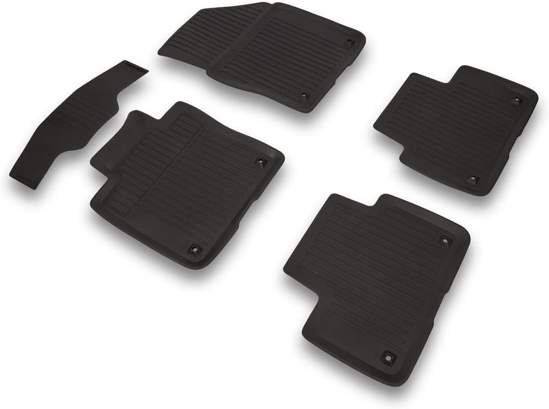 Gummi Fußmattensatz Charcoal