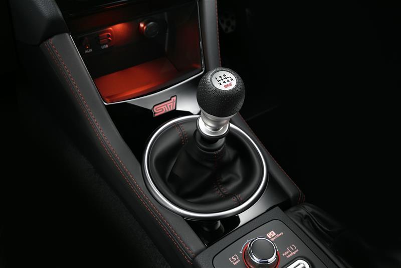 Subaru WRX STI Aluminium-/Leder- Sportschaltknauf