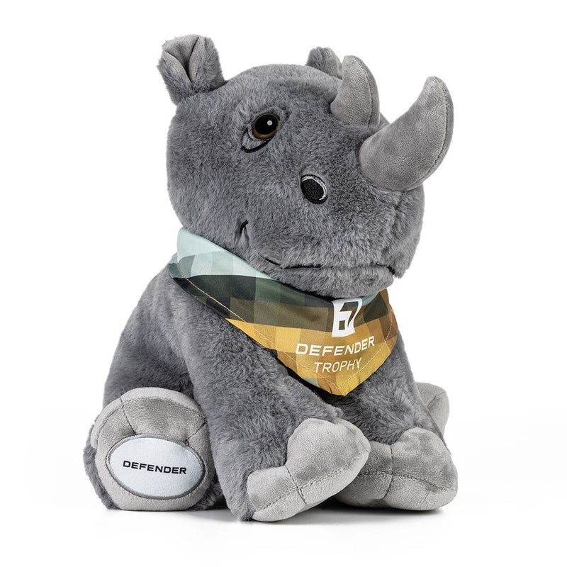 Peluche Defender Trophy lion/rhinocéros