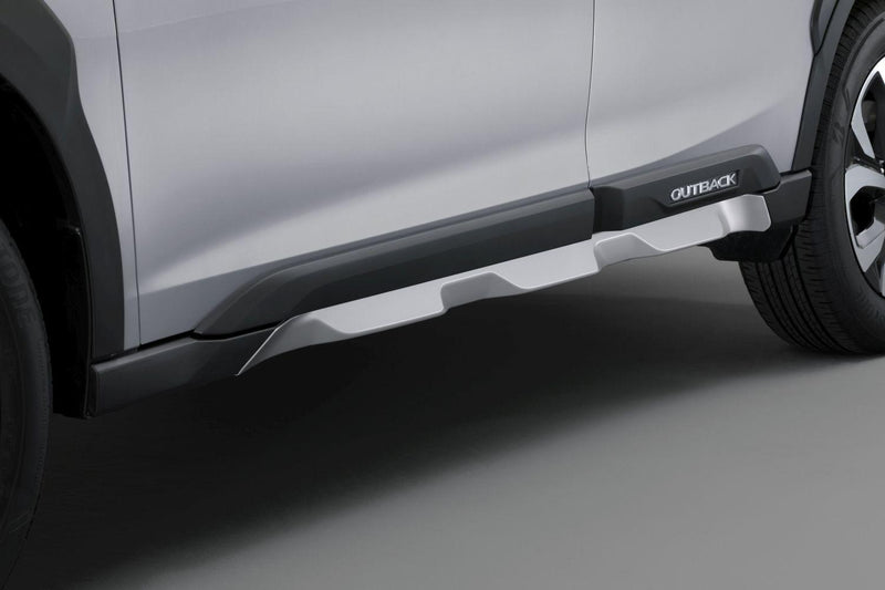 Subaru Outback Seitenblendensatz in Aluminiumoptik