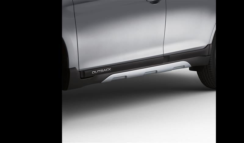 Subaru Outback Kunststoffseitenblendensatz Aluminiumoptik