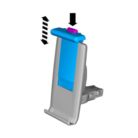 Click-and-Play tablet holder