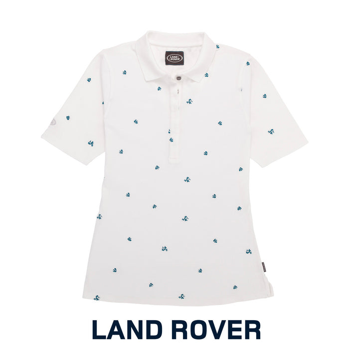 Land Rover Poloshirt Floral - Damen