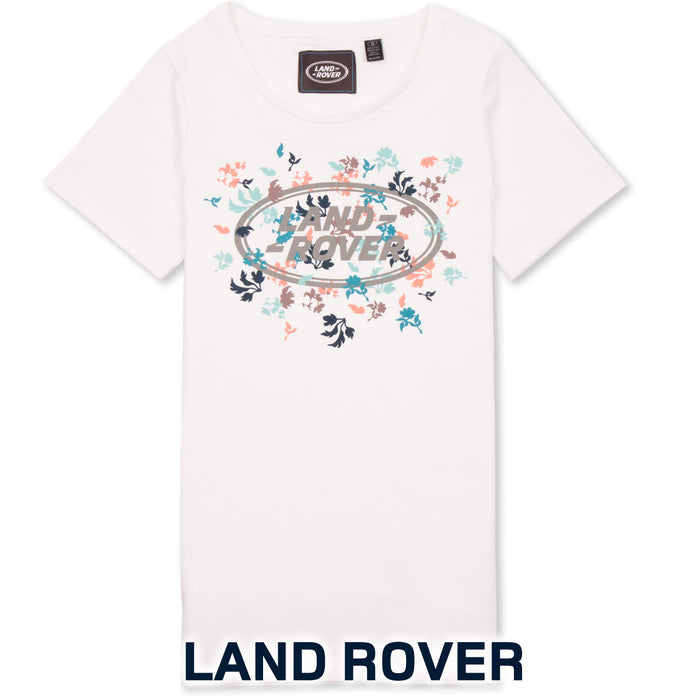 Land Rover Blumen T-Shirt - Damen