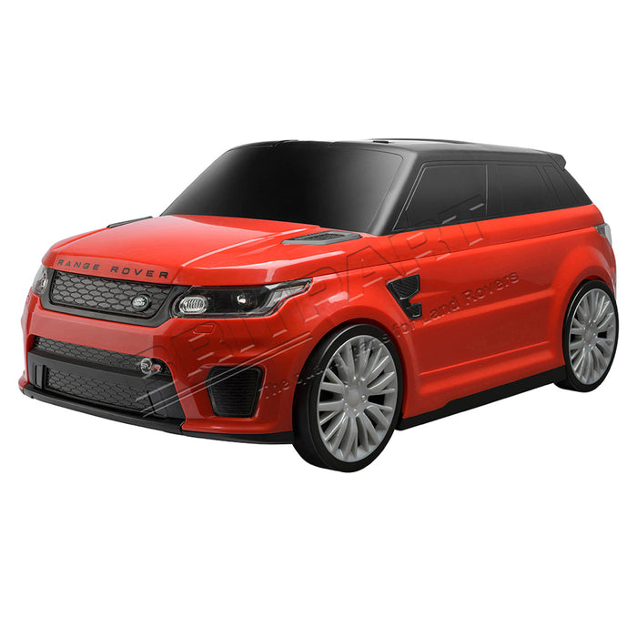 Range Rover children's car as suitcase ride-on