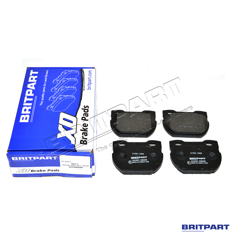 Bremsklötze HA Def110/130 bis 1A614447 inkl. Montagesatz