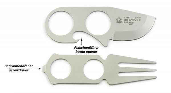 PUMA card cutlery tool