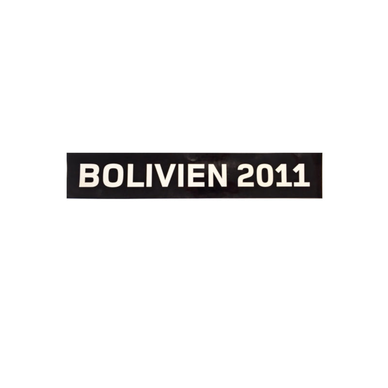 Fahrzeugaufkleber LET Bolivien, Bolivien 2011