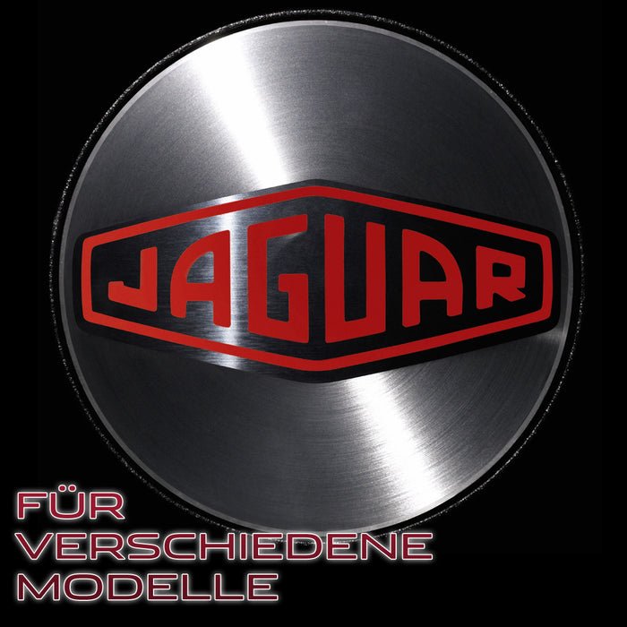 Nabenkappe Jaguar Heritage Rot (1 Stk.)