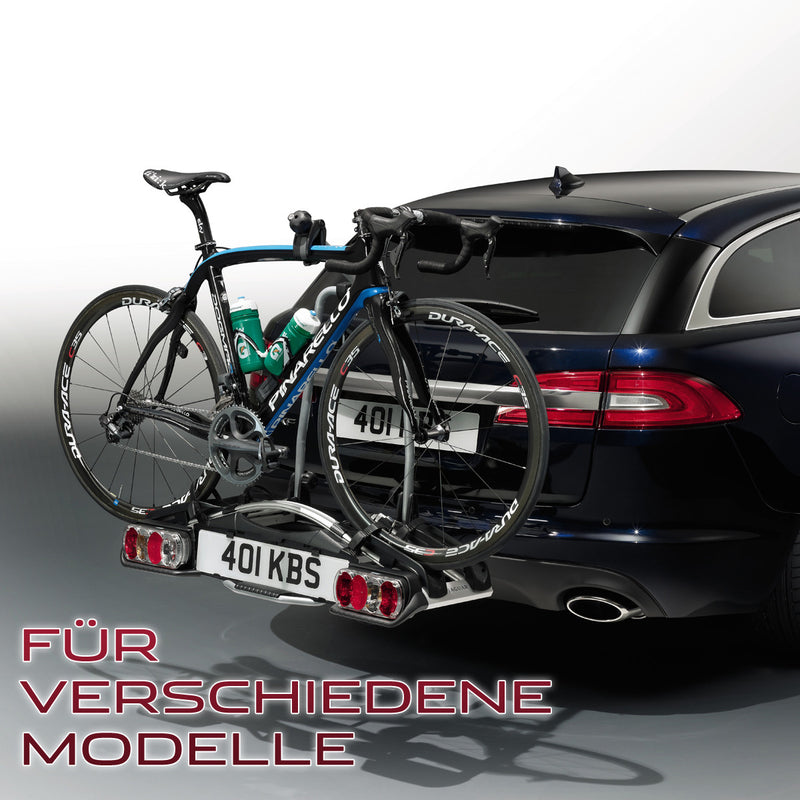 Bicycle carrier for trailer hitch