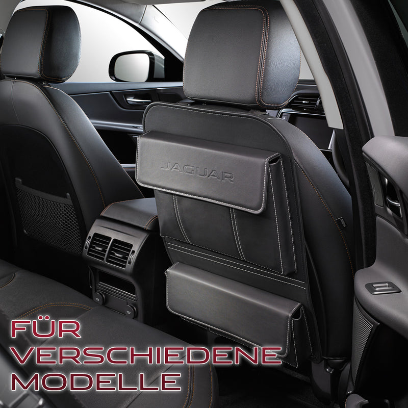 Staufach für Sitzlehne - Leder