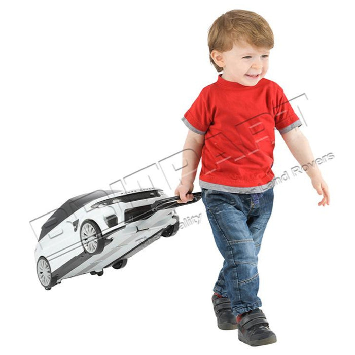 Range Rover children's car as suitcase ride-on