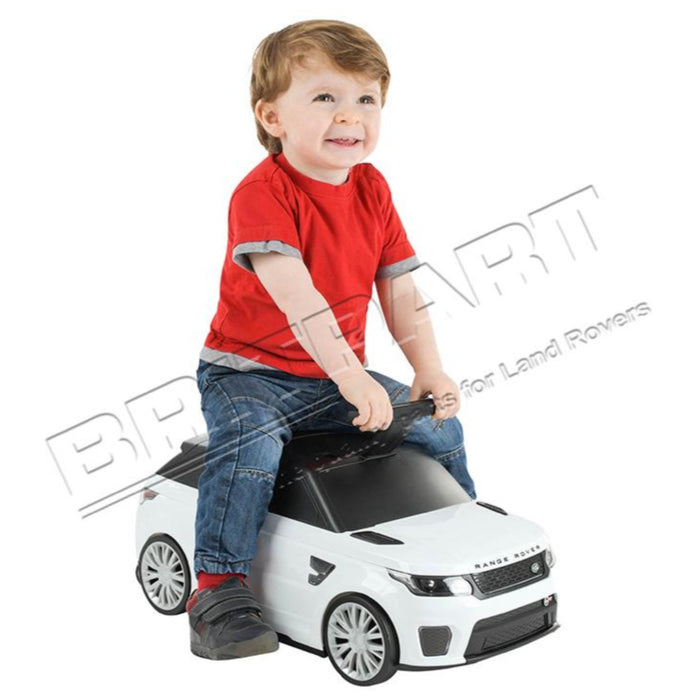 Range Rover children's car as suitcase ride-on