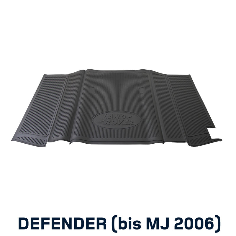 Luggage compartment rubber mat