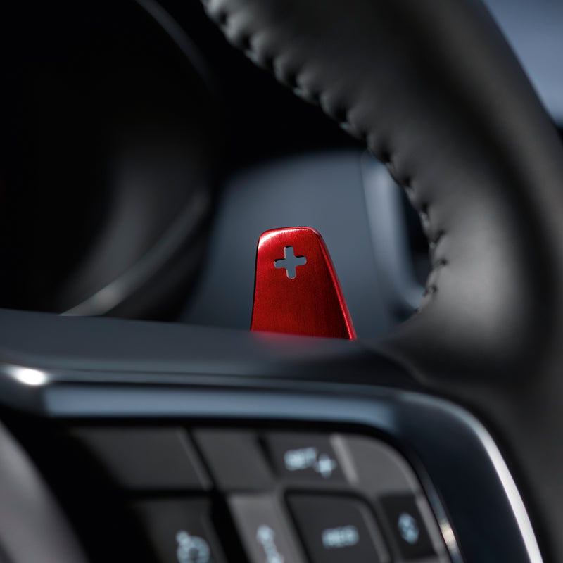 Jaguar Aluminium-Schaltwippen - Rot