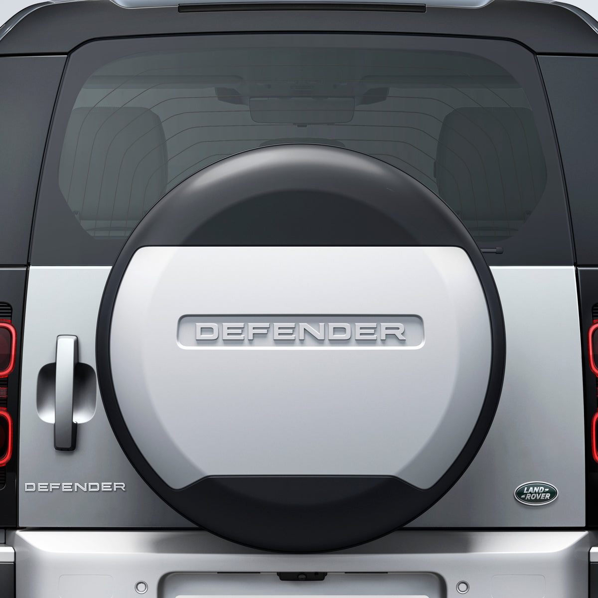 Spare wheel cover with Defender logo - New Defender — Experience Parts