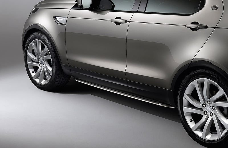 Highly polished stainless steel side bars -Discovery 5