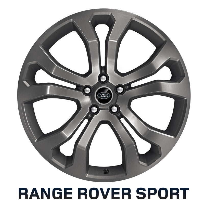 Jante en alliage léger 22" à 5 branches doubles "Technical Grey Finish"