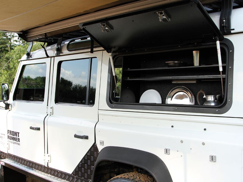 Gullwing Fenster aus Aluminium für Land Rover Defender (1983 - 2016) - von Front Runner