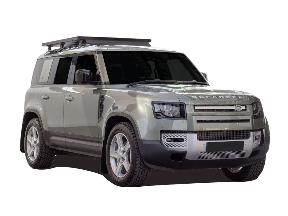 Land Rover New Defender 110 with factory rails Slimline II roof rack kit - by Front Runner