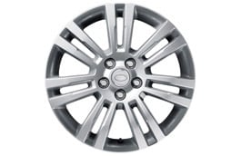 19" Leichtmetallfelge, 7 Doppelspeichen, "Style 704", Silber glänzend