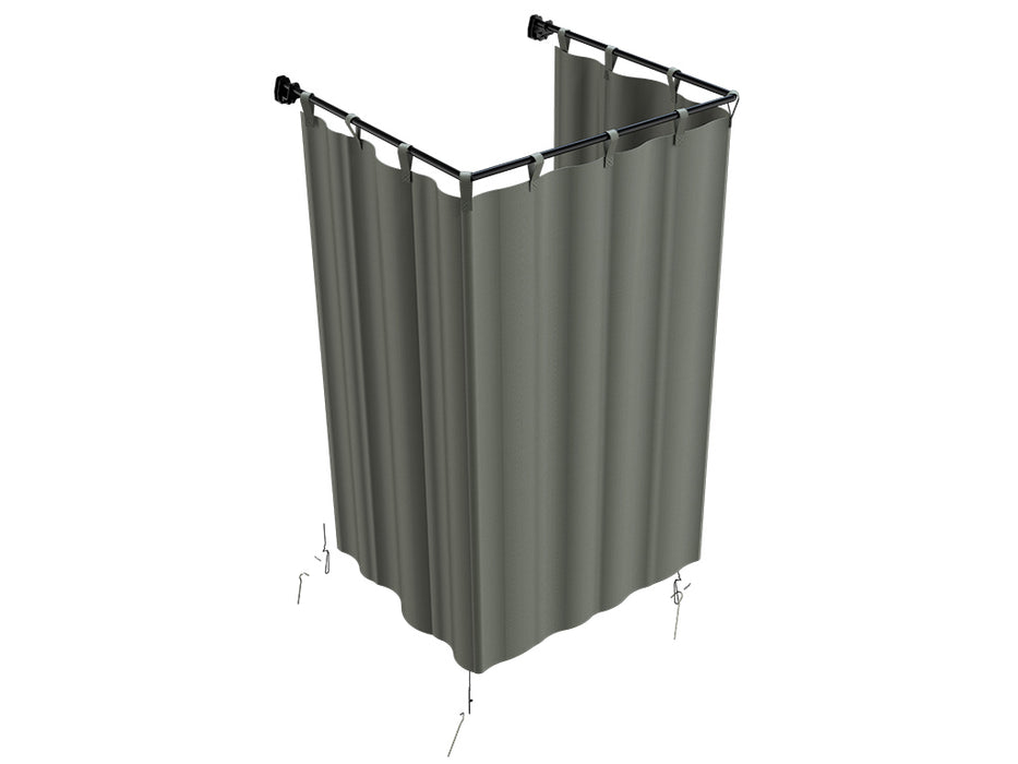 Roof Rack Mounted Shower Enclosure - by Front Runner