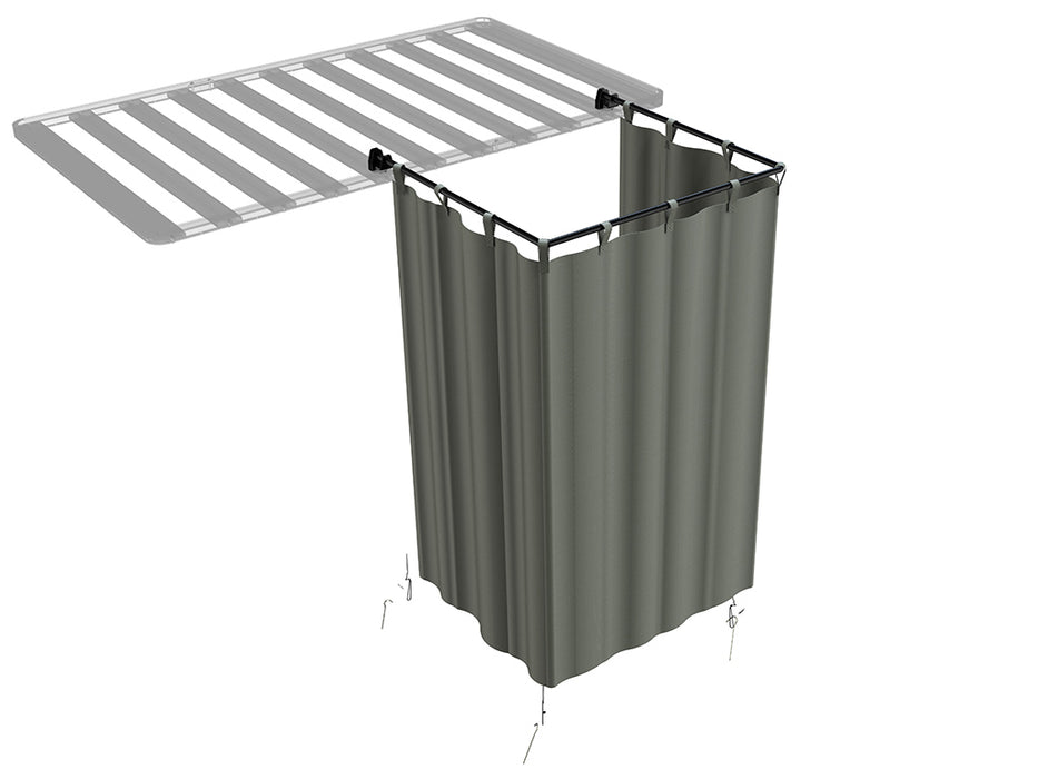 Roof Rack Mounted Shower Enclosure - by Front Runner