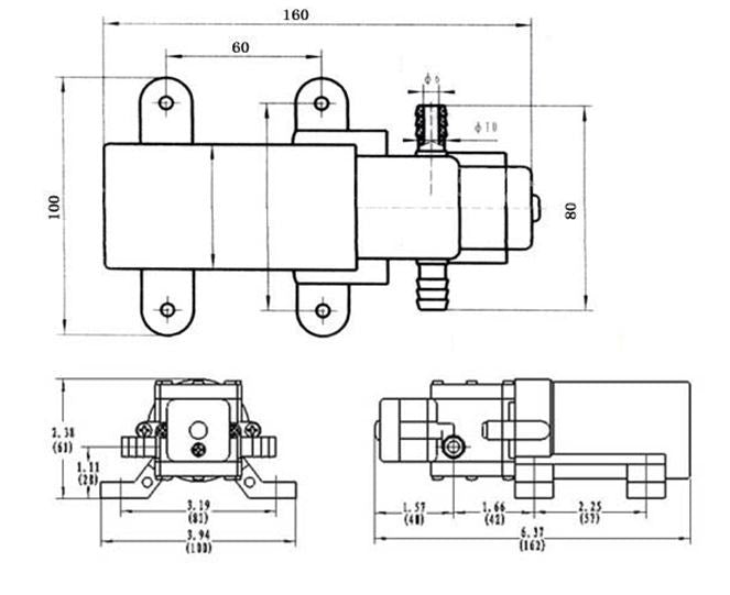 Pompe à eau de surverse / 3,8 L par minute
